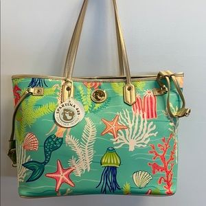 NWT spartina 449 golden mermaid jet setter